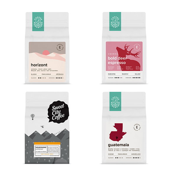 Výběr baristy: four-pack na espresso