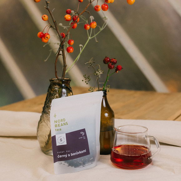 Čaj: Černý s borůvkami SYPANÝ